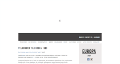 Desktop Screenshot of europa1989.dk